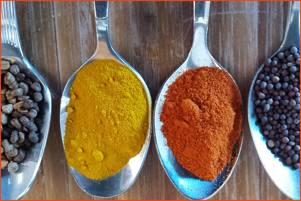 スパイスに含まれる成分と栄養